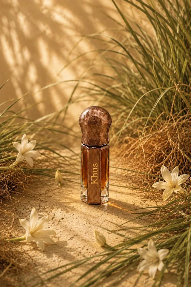 Pure Khus (Vetiver) Oil, 3 ml