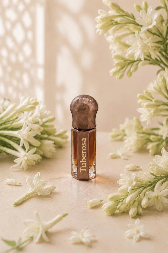 Pure Tuberose (Rajnigandha) Oil, 3 ml