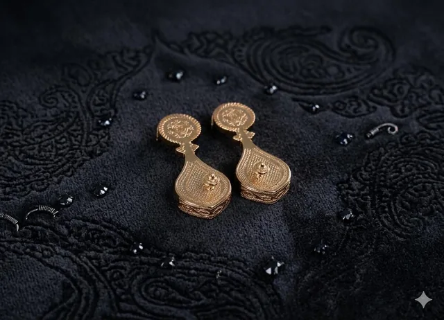 Classic Padukas, Sterling Silver & 18K Gold